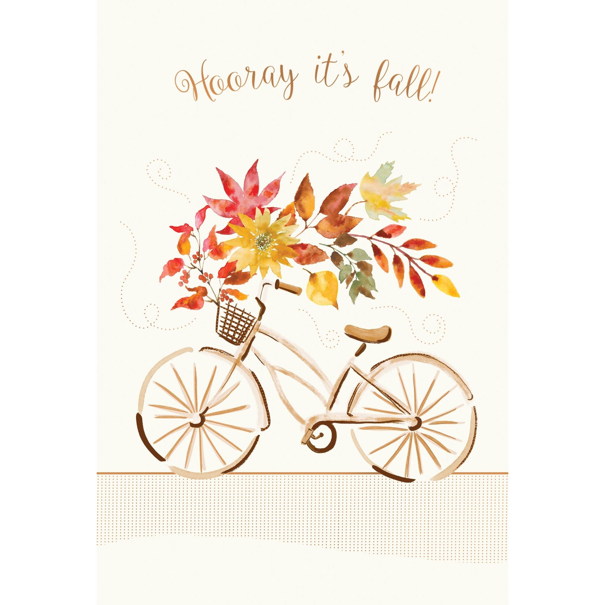 Autumn Bike Thanksgiving Card - Cardmore